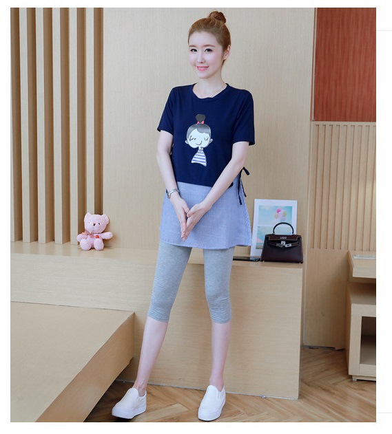 เสื้อคลุมท้อง+กางเกง มี 2 สี