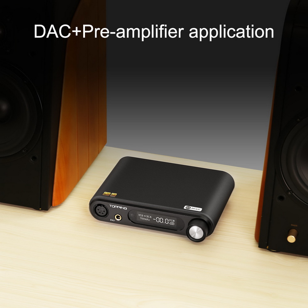 Topping DX5 DAC& ตั้งโต๊ะ รองรับ MQA ประกันศูนย์ไทย