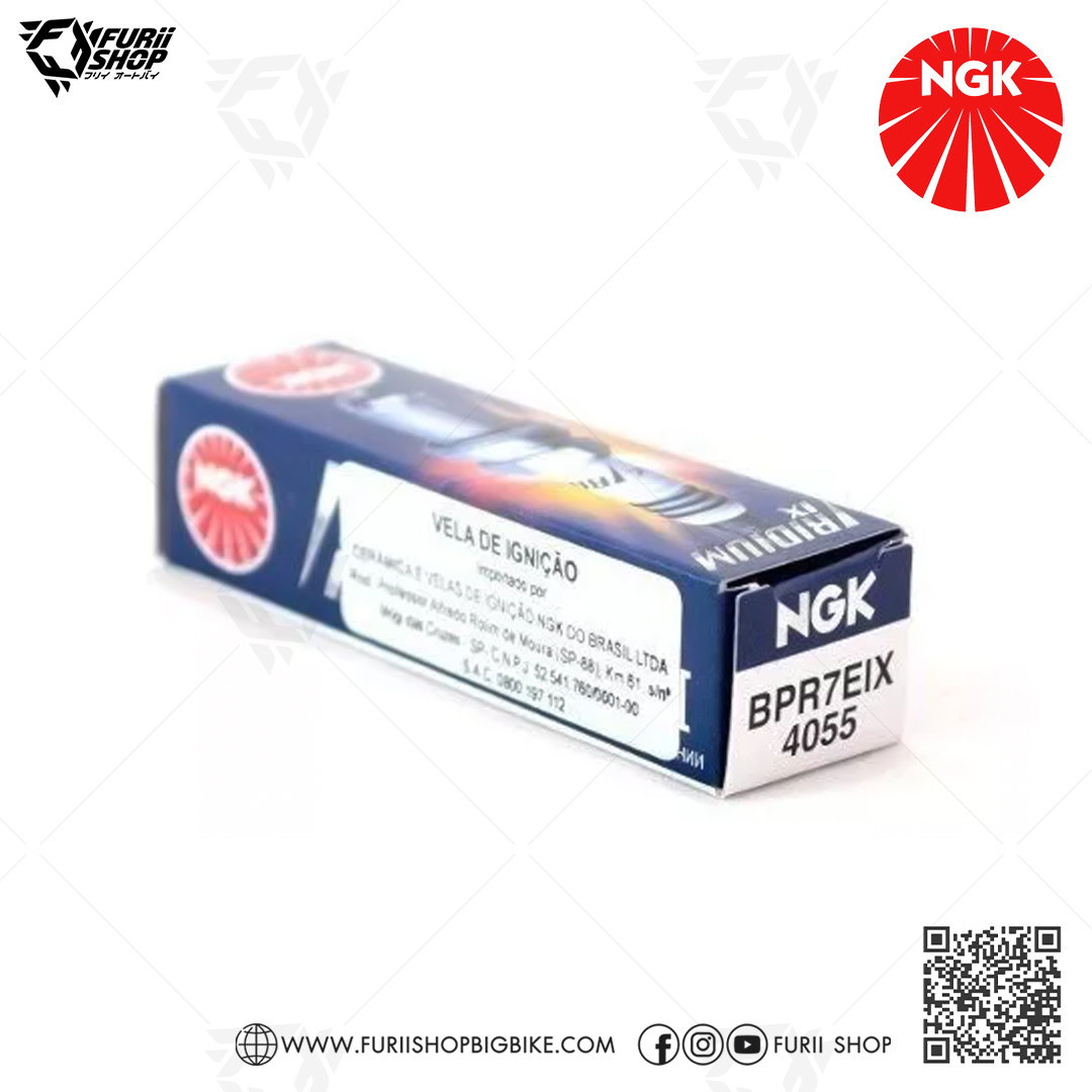 หัวเทียน NGK BPR7EIX ขั้ว Iridium ใช้สำหรับ BMW Dakar, Yamaha SR250, SR500