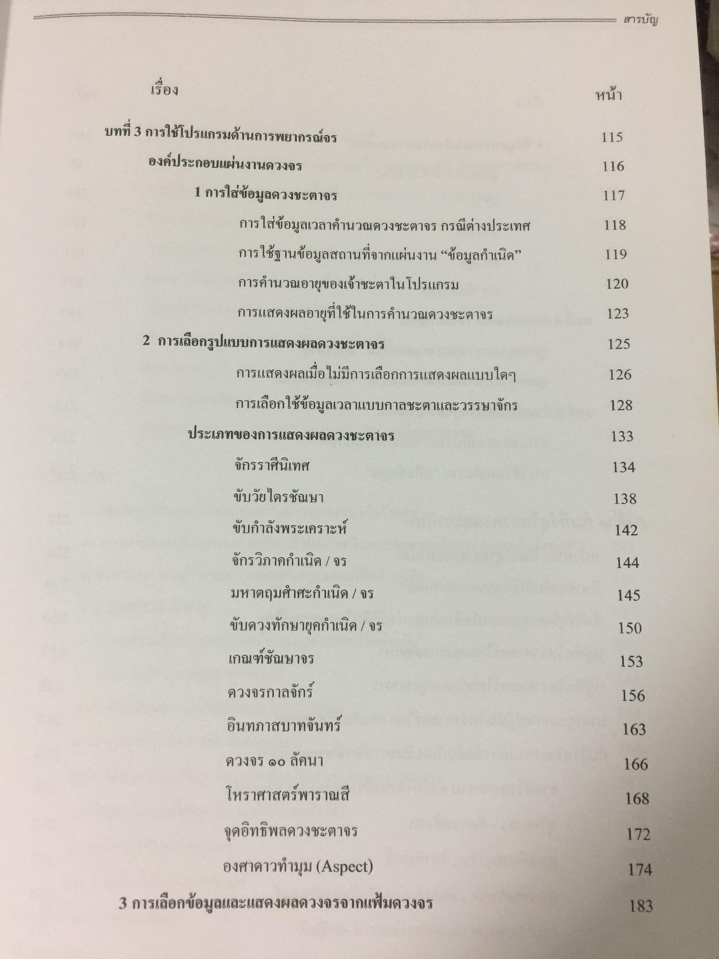 คู่มือ โปรแกรม Suriya Yata. โปรแกรมสาลัทธ์สนเทศโหราศาสตร์ไทย เหมาะสำหรับนักศึกษา ผู้สนใจวิชาโหราศาสตร์ไทยทุกระดับ 0 กก.