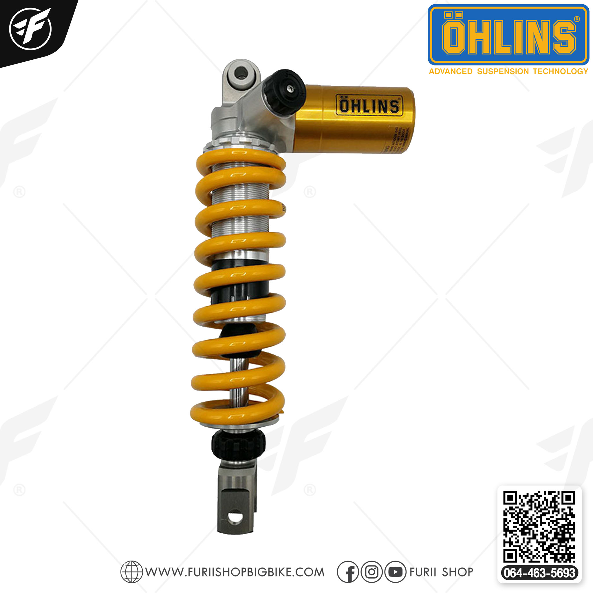 โช๊คหลังแต่ง OHLINS HO 709 For Honda CBR250RR 2017-2018