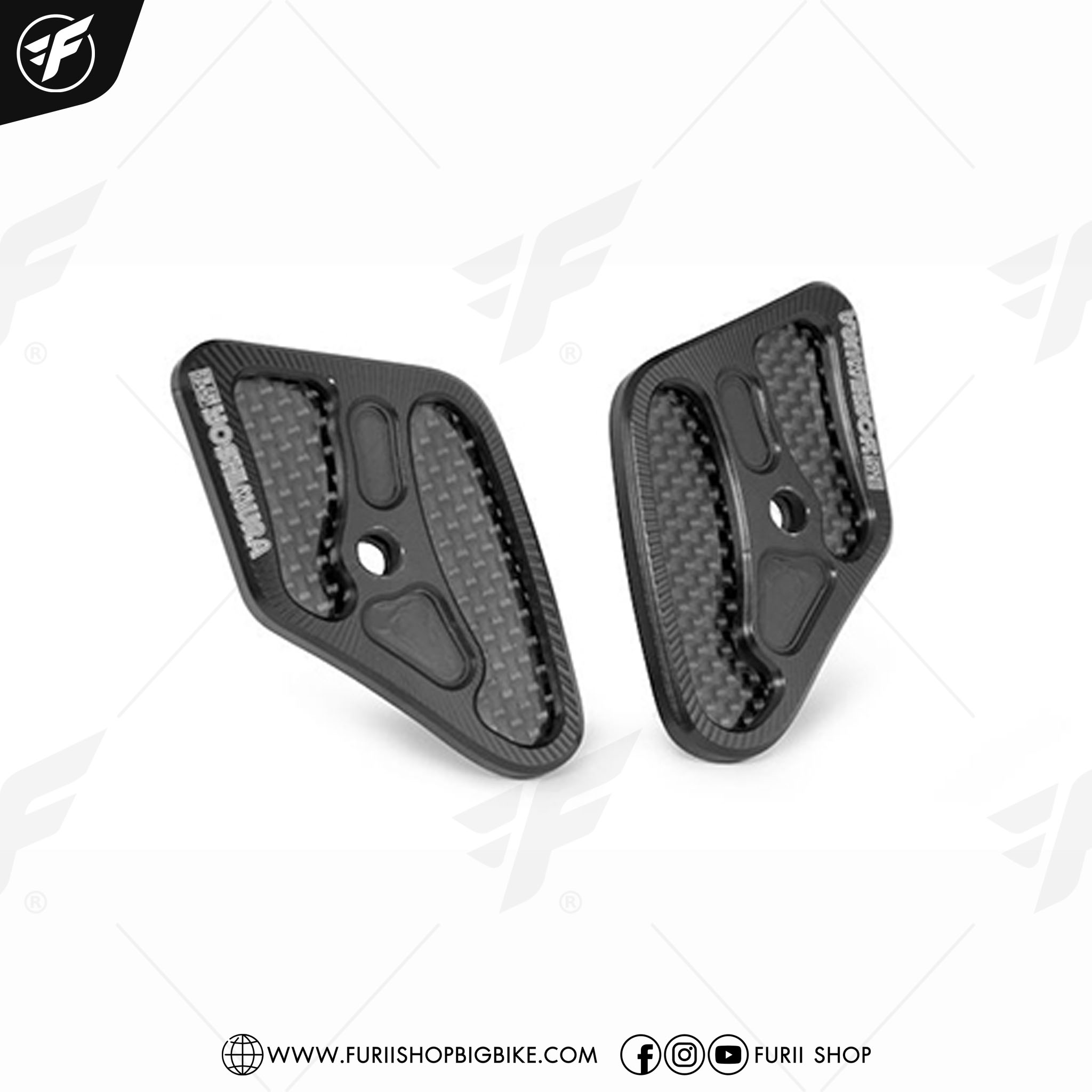 อุดกระจก YOSHIMURA MIRROR HOLE CAPS FOR Ducati 1199/899/1299/959 Panigale