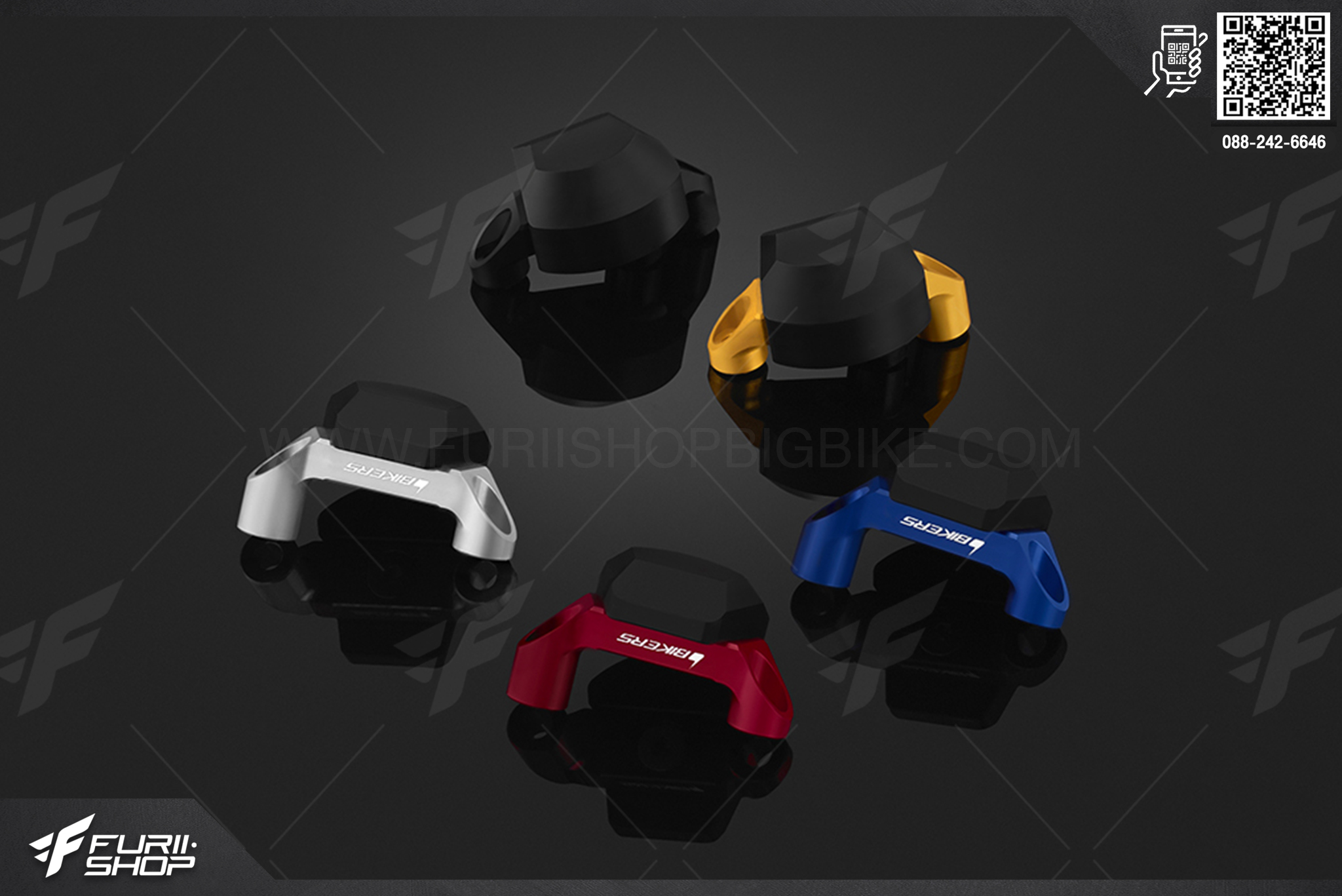 ชุดกันล้มเครื่อง กันแคร้ง Extra Engine Guard Set (Left) Bikers Yamaha XSR155
