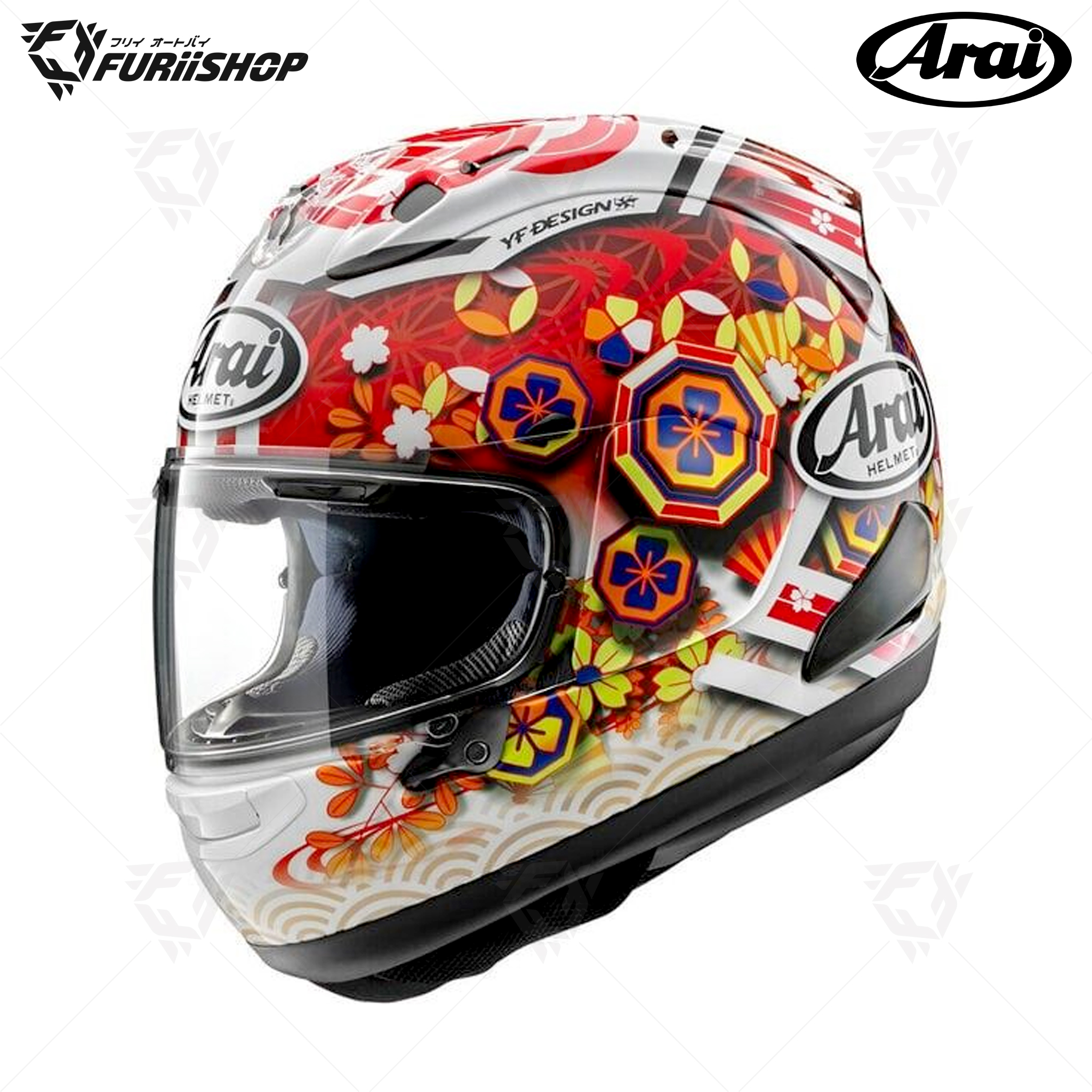 หมวกกันน็อคเต็มใบ Arai :RX-7V EVO Nakagami GP3