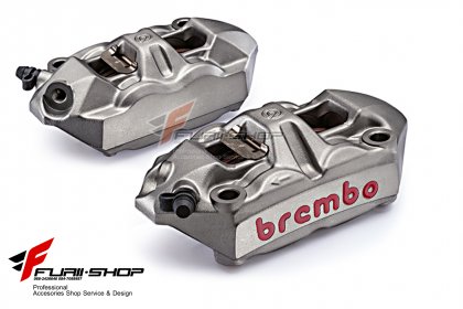 ปั้มเบรกหลัง Brembo Racing 100mm M4 สีไทเทเนียม