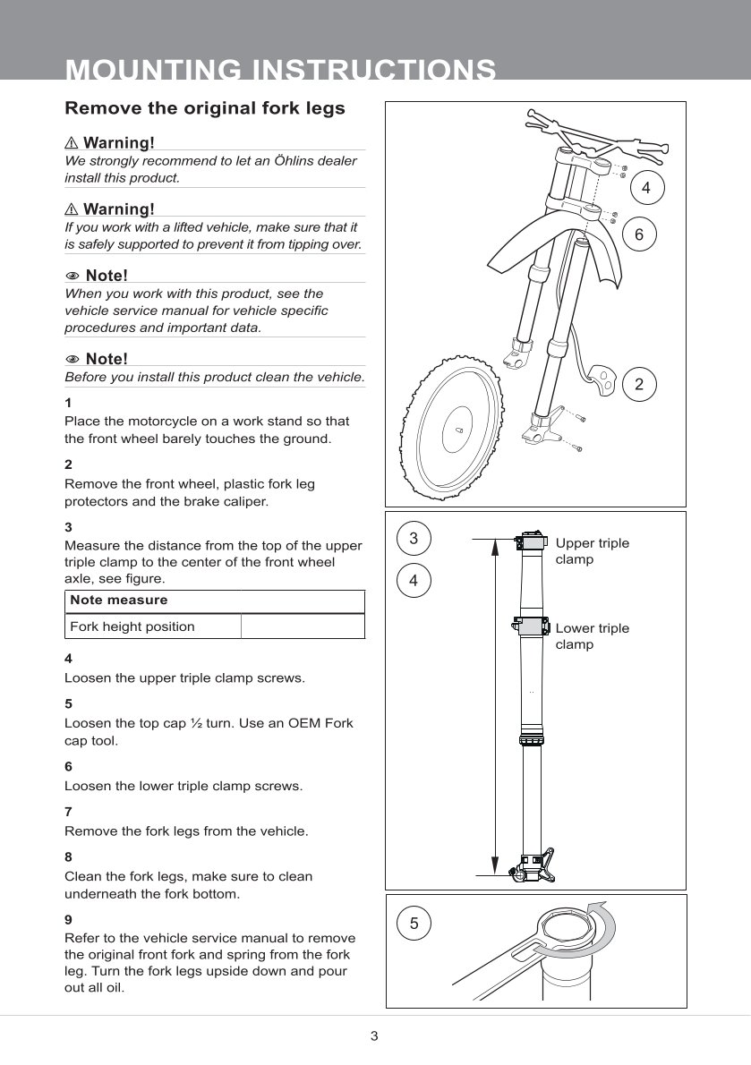 สปริงโช้คหน้า Ohlins FCX1304 For Husqvarna FE 501 2024