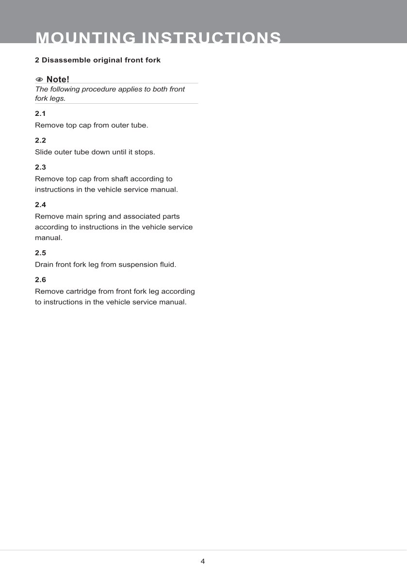 สปริงโช้คหน้า Ohlins FGK243 For Aprilia RS 660 2021-2022