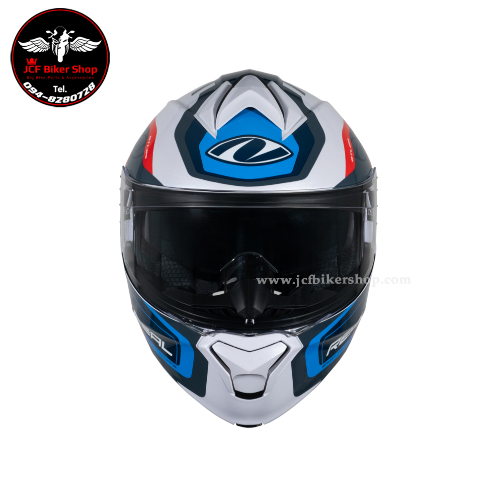 หมวกกันน็อคเต็มใบเปิดคางได้ Real Helmets ATLAS STRATUS หมวกกันน็อค Flip-Up สไตล์สปอร์ต ยกคางได้ เท่ล้ำทุกมุมมอง
