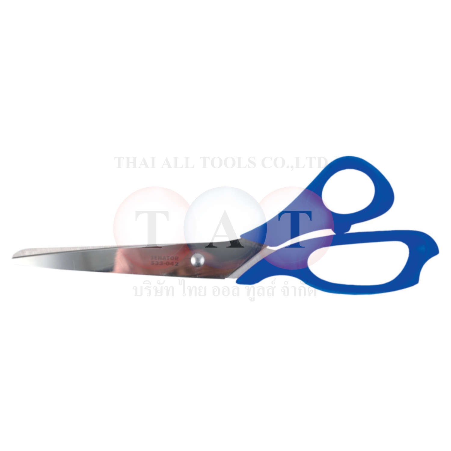 Senator.8.1/2" PLASTIC HANDLE GENERAL STRAIGHT SCISSORS