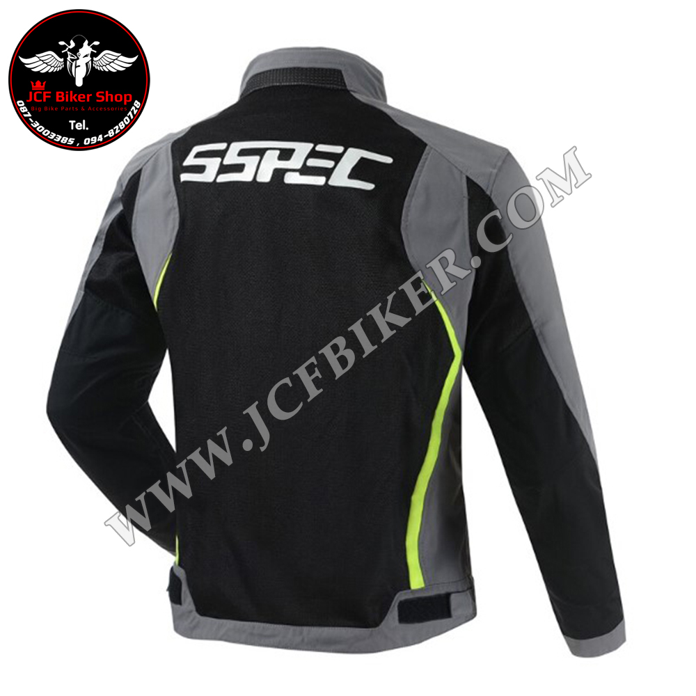 เสื้อการ์ด เสื้อการ์ดมอเตอร์ไซค์ SSPEC SCJ-6002 B2 ผ้าตาข่ายโพลีเอสเตอร์ระบายอากาศ สวมใส่สบาย