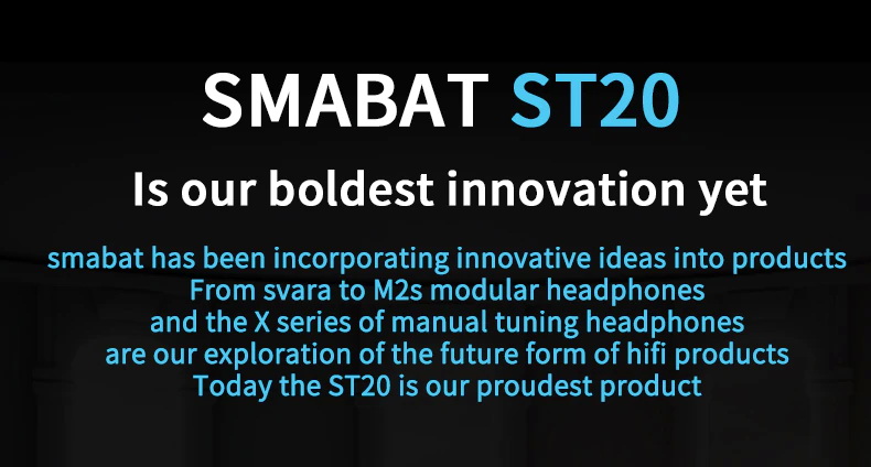 SMABAT ST20 หูฟังเอียบัด 1 ไดรเวอร์ ระดับเรือธง ประกันศูนย์ไทย