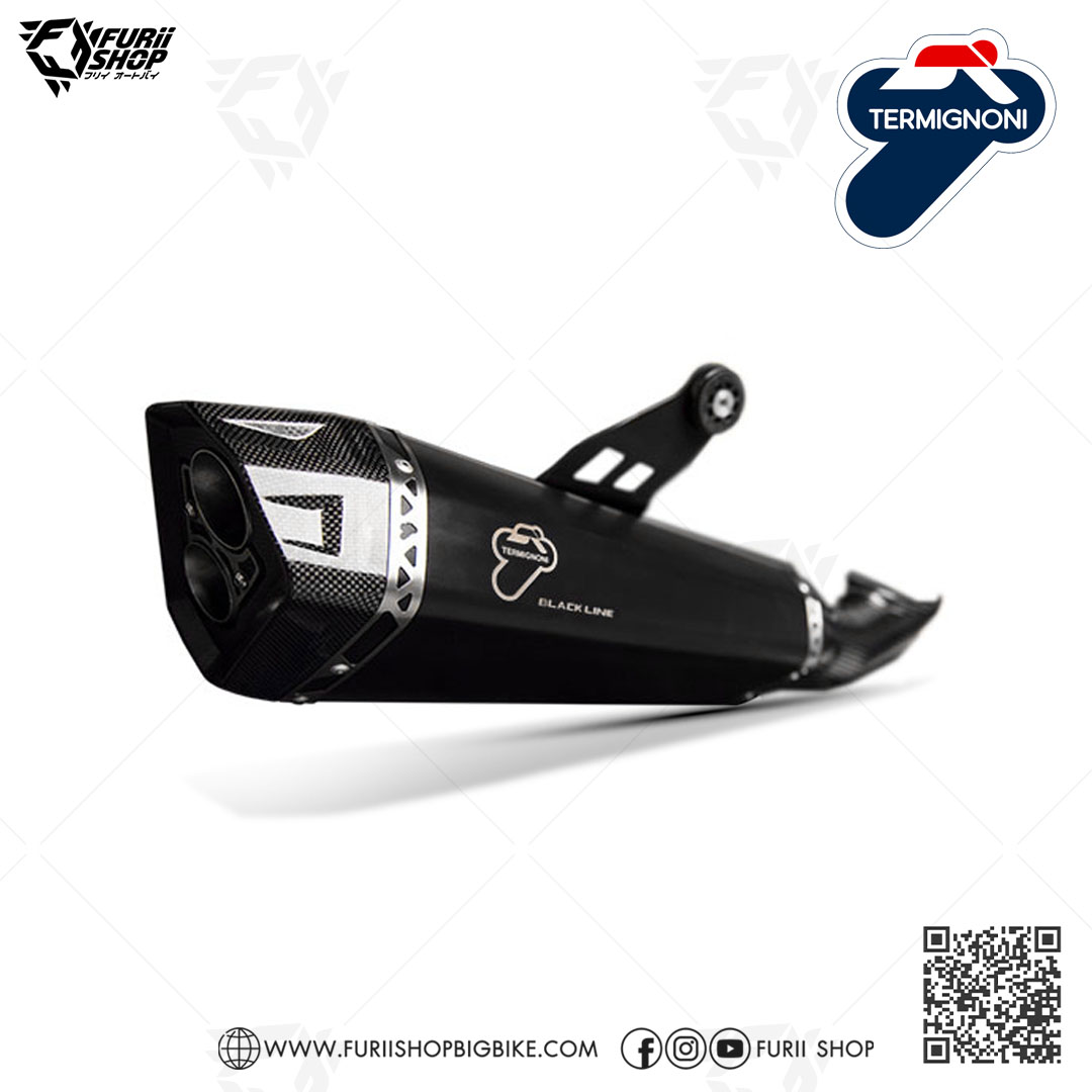 ท่อมอเตอร์ไซค์ Termignoni Slip on Black Line New Shape : for BMW R1200GS LC 2013-2018