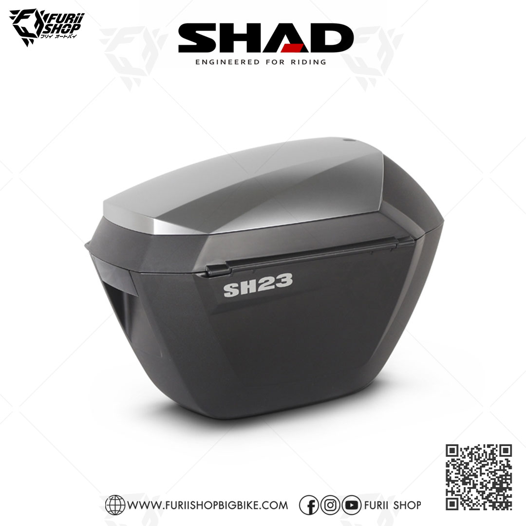 กระเป๋าข้าง(คู่) SHAD SH23 Aluminium ขนาด 23 ลิตร