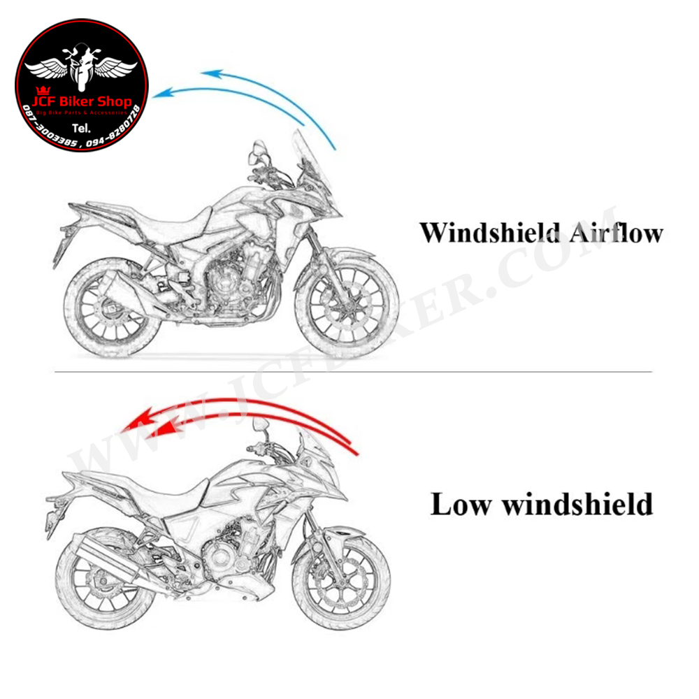 ชิวหน้าแต่ง HONDA CB500X ปี 2012 - 2019