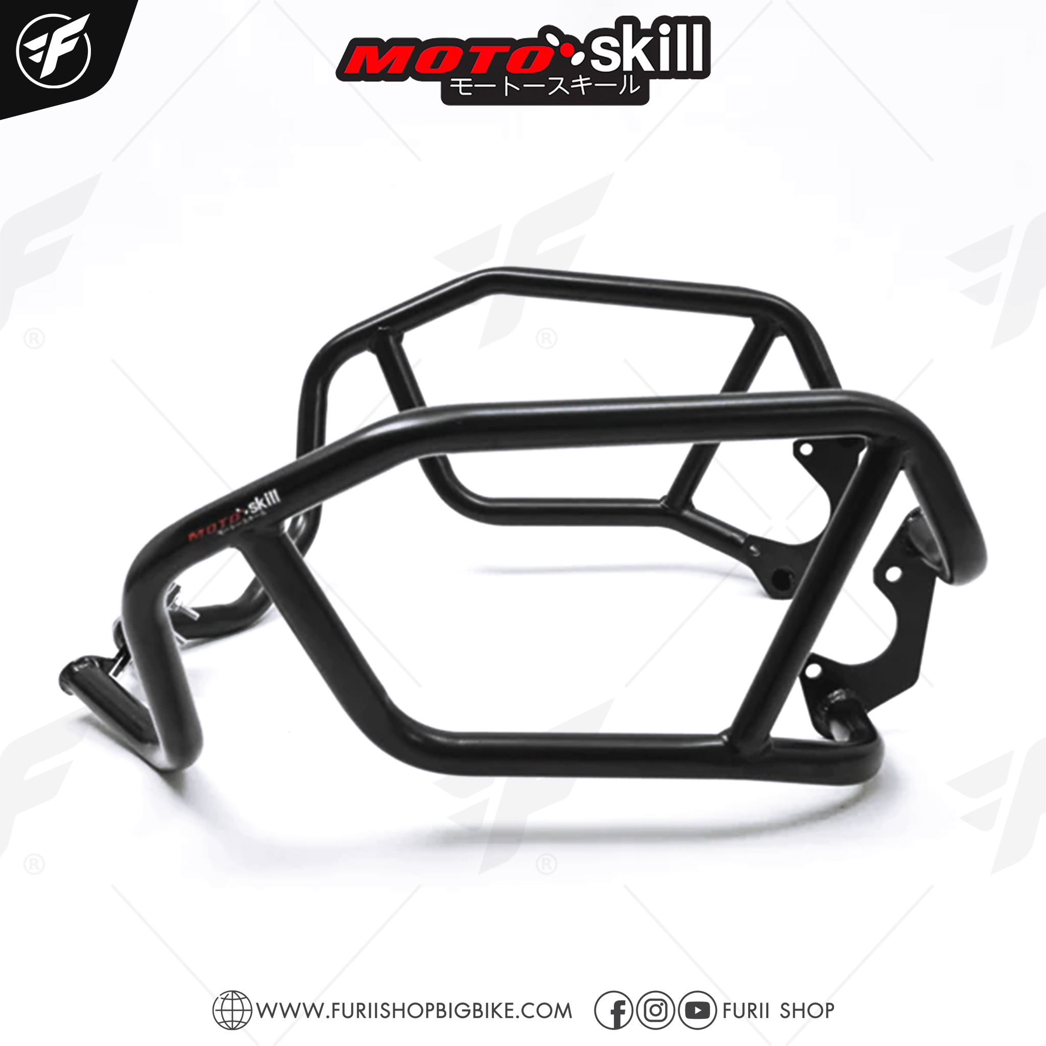 แคชบาร์ MOTOSKILL Crash Bar สำหรับ Kawasaki Vesys 650