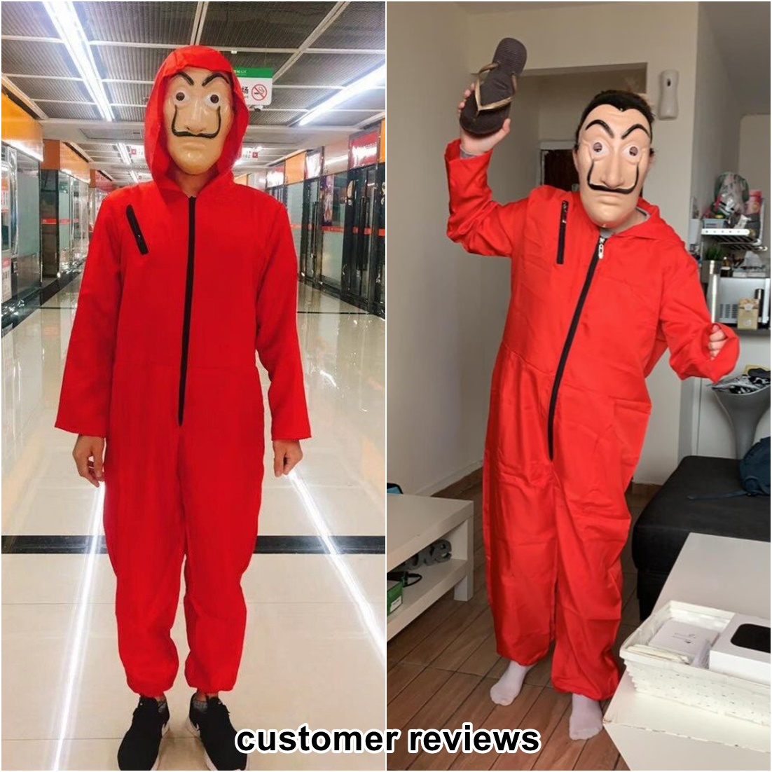หน้ากาก+ชุด จากซีรีย์ Netflix ชื่อดัง Money Heist 