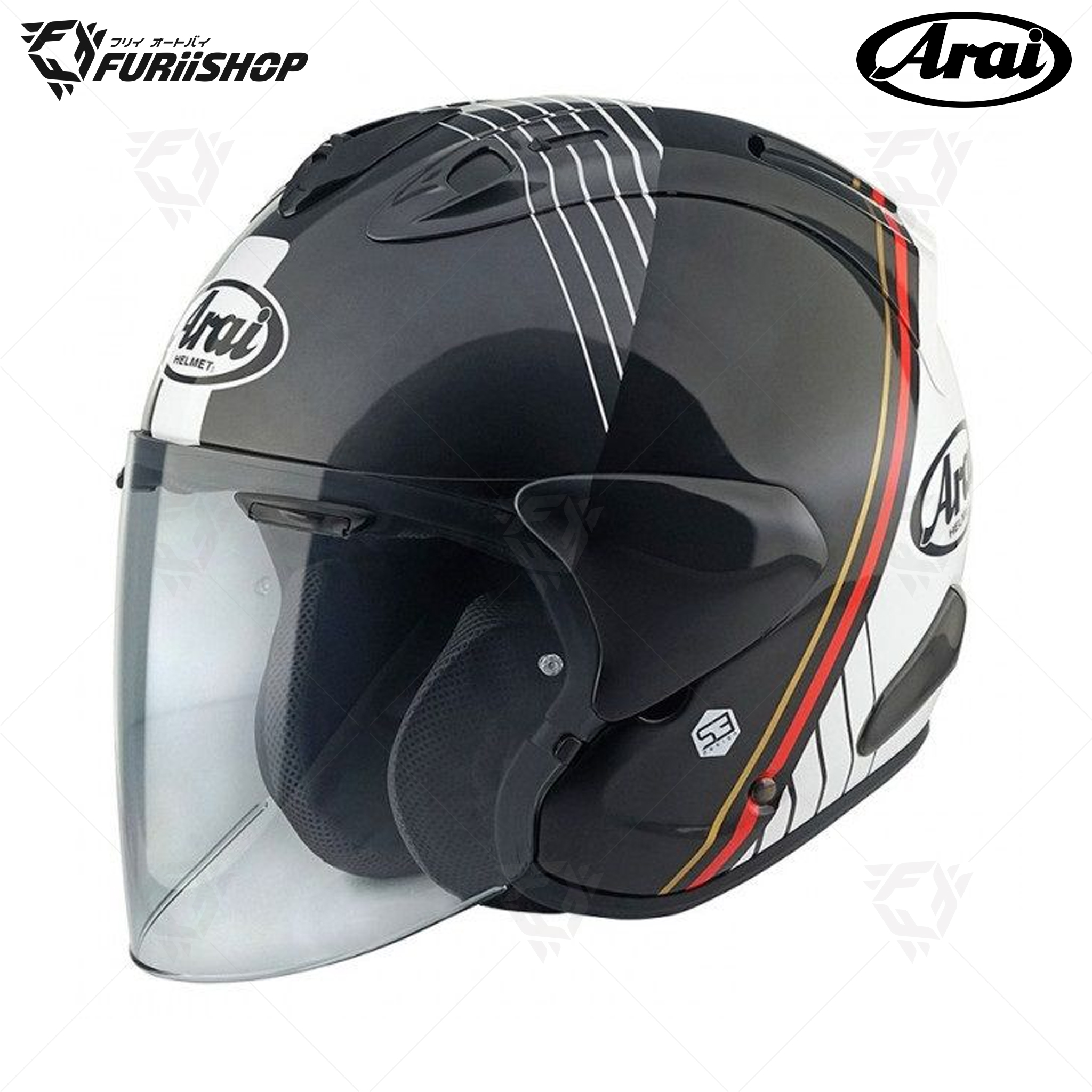 หมวกกันน็อคเต็มใบ Arai : SZ-R EVO Temu White