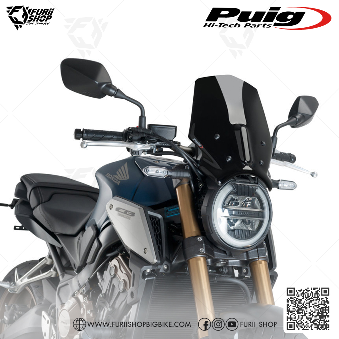 ชิลด์หน้า Puig Windshield Sport : for Honda CB650R 2019-2022
