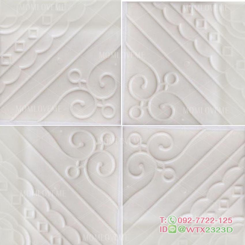 แม่พิมพ์บล็อคคอนกรีต ลายดอกบัวขนาด 25x25x5 cm