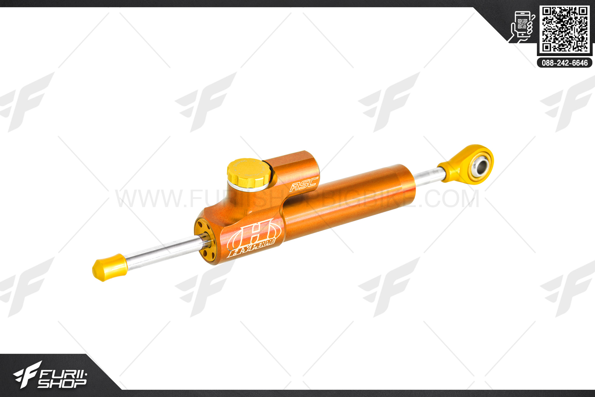 กันสะบัด Hyperpro 75mm RSC Reverse (รีเวิร์ส) สี : Orange