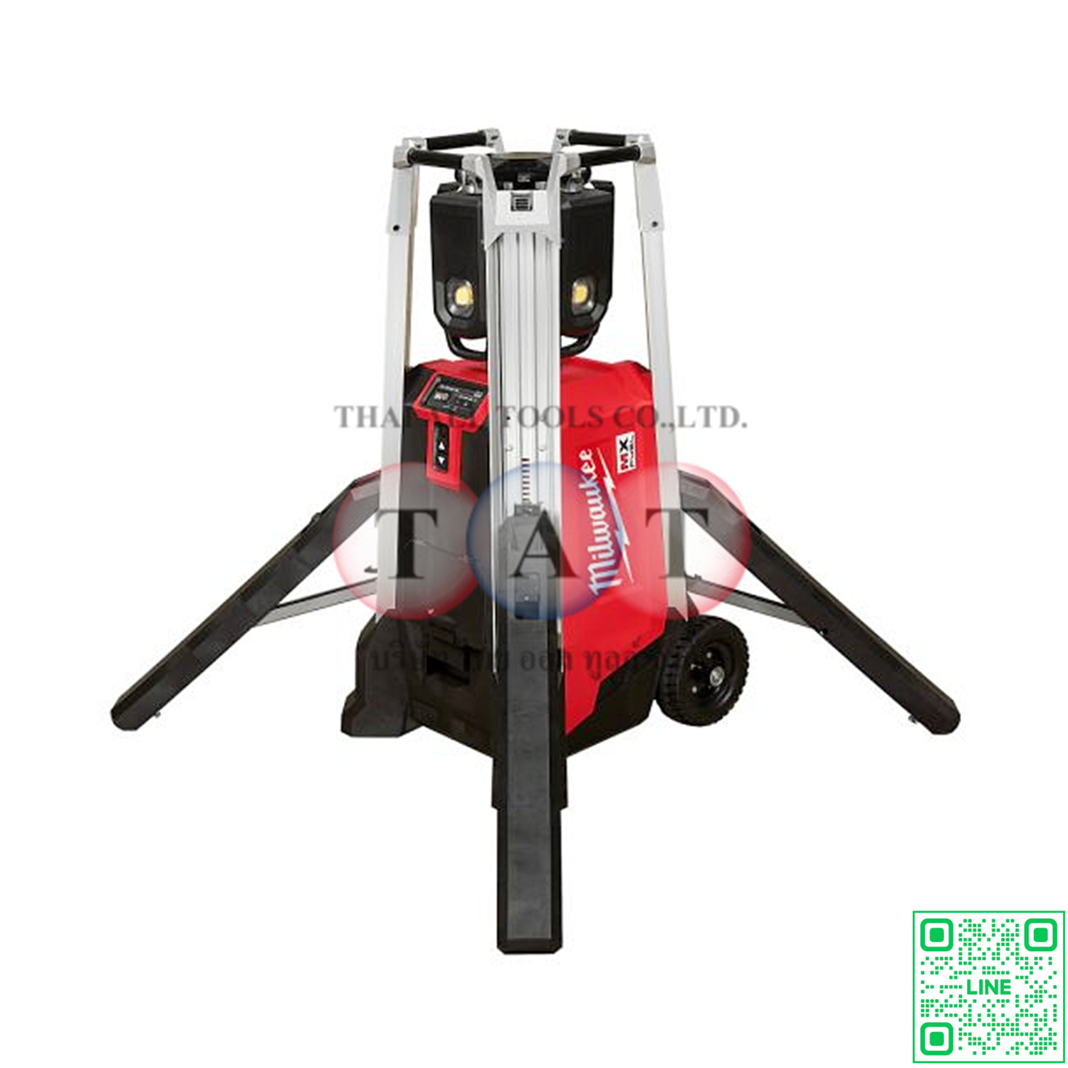 Milwaukee MXF TL-0 ทาวเวอร์ไลท์ 27,000 ลูเมน | ชาร์จไฟในตัว AC/DC