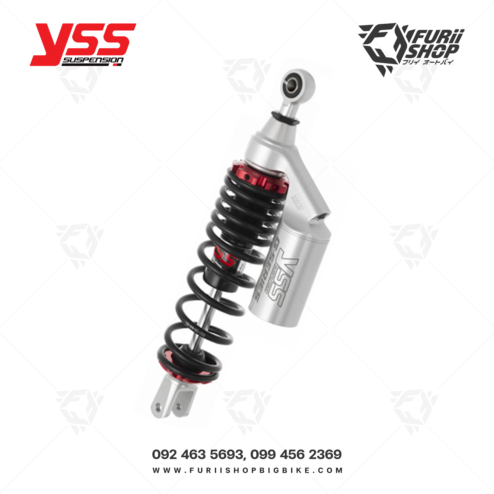 โช๊คหลังแต่ง YSS G-SPORT (TG302-335TRJ-07-889) : For Yamaha Nmax 155 ’15-19