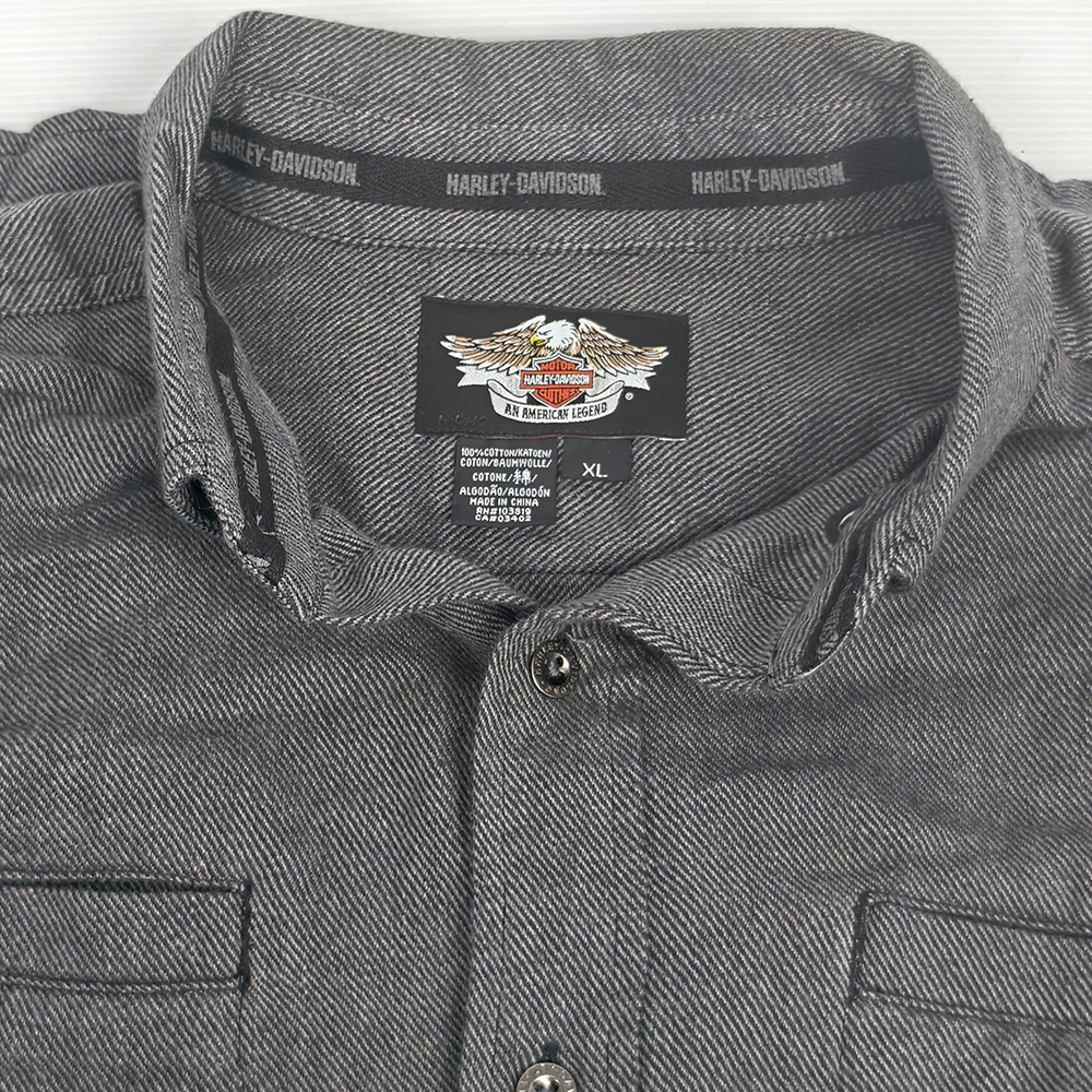 เสื้อเชิ้ต H-D ของแท้ ไซส์ XL,XXL