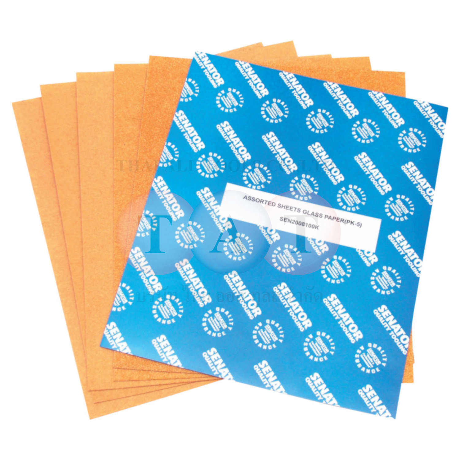 Senator.P60 Glass Paper Sheets 230 x 280mm Grade M2 Pk 50 - Pack of 50