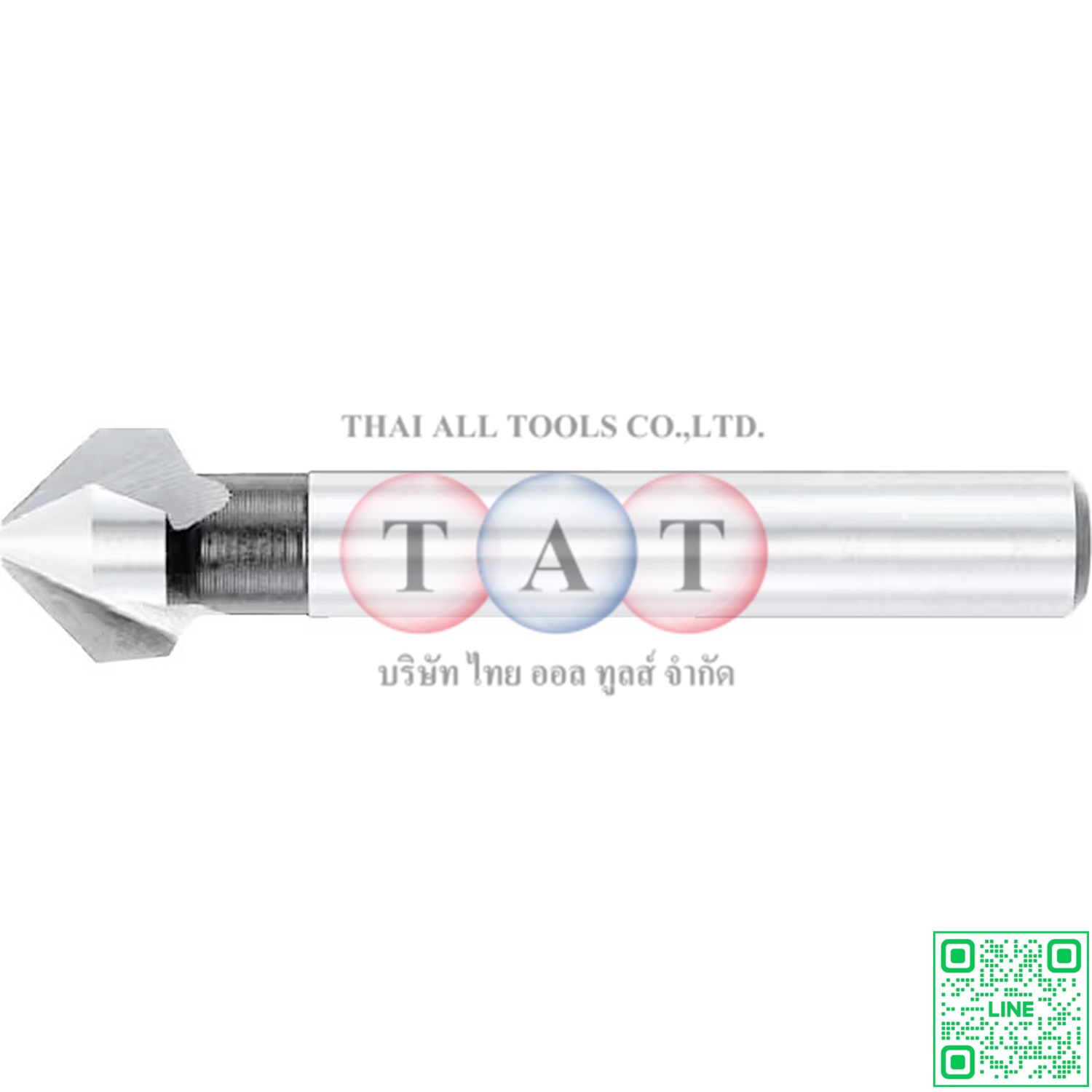 Sherwood 90°, Countersink, 6.3mm, Straight Shank, 3 fl, Cobalt High Speed Steel SHR0203063J