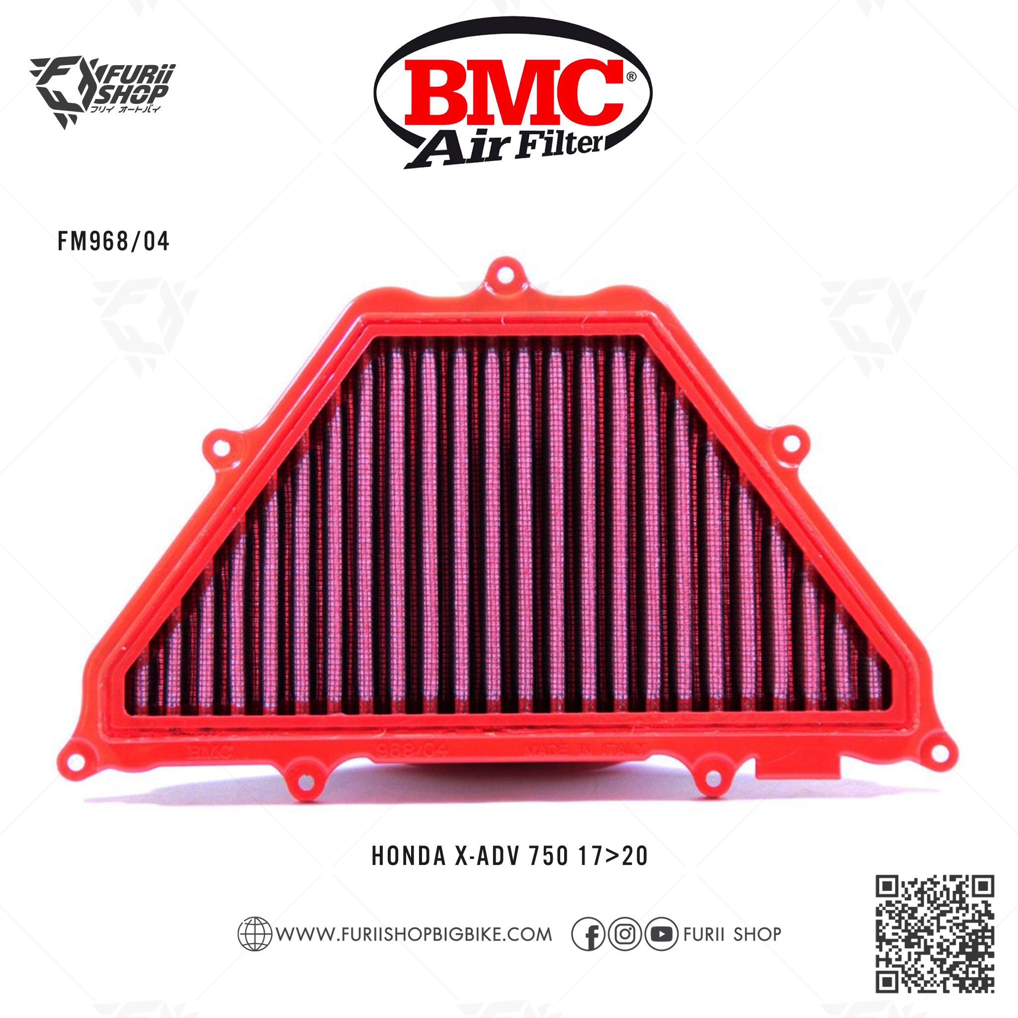 กรองอากาศ BMC HONDA X-ADV 750 17'-20'
