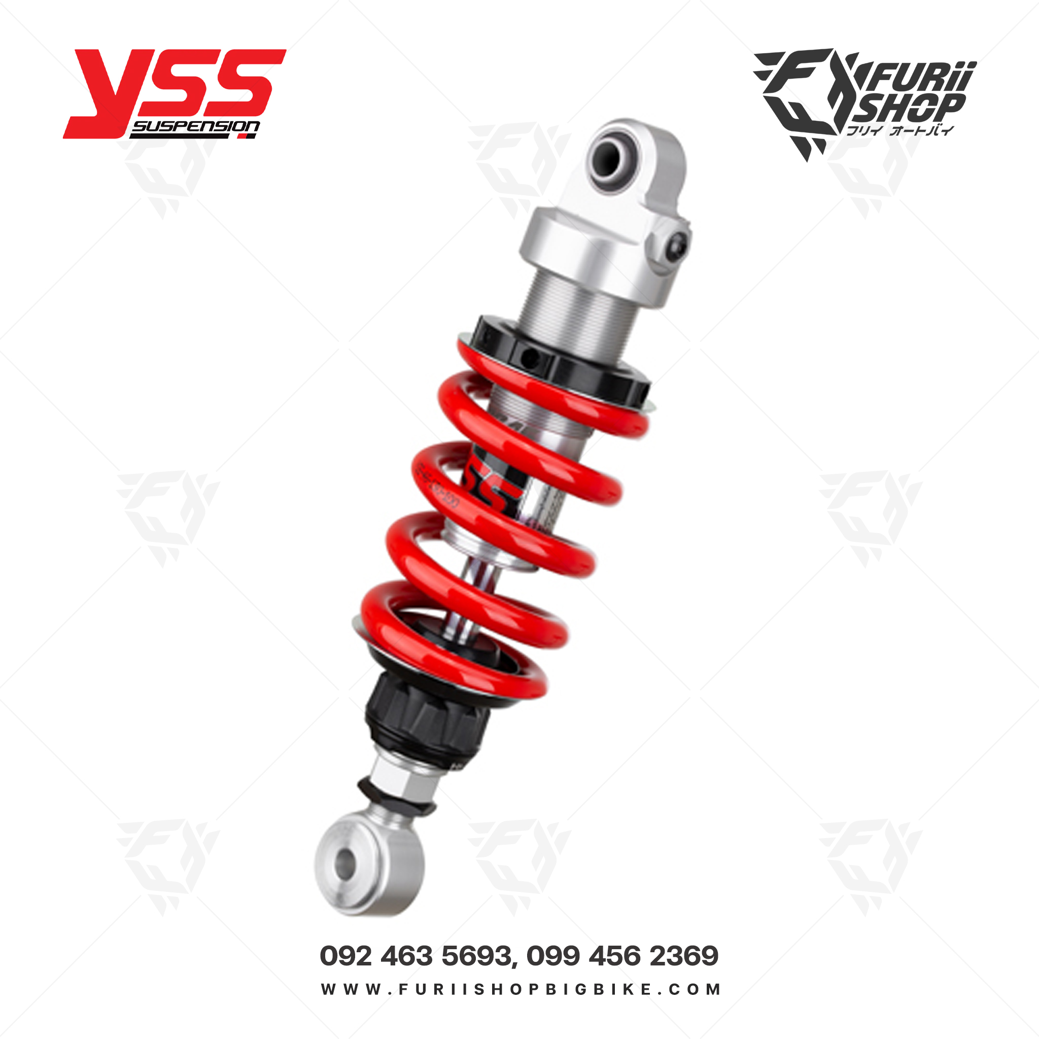 โช๊คหลังแต่ง YSS Drag Racing (MZ302-240TRJ-09-95) : For Kawasaki KR 150 RR ’89-04