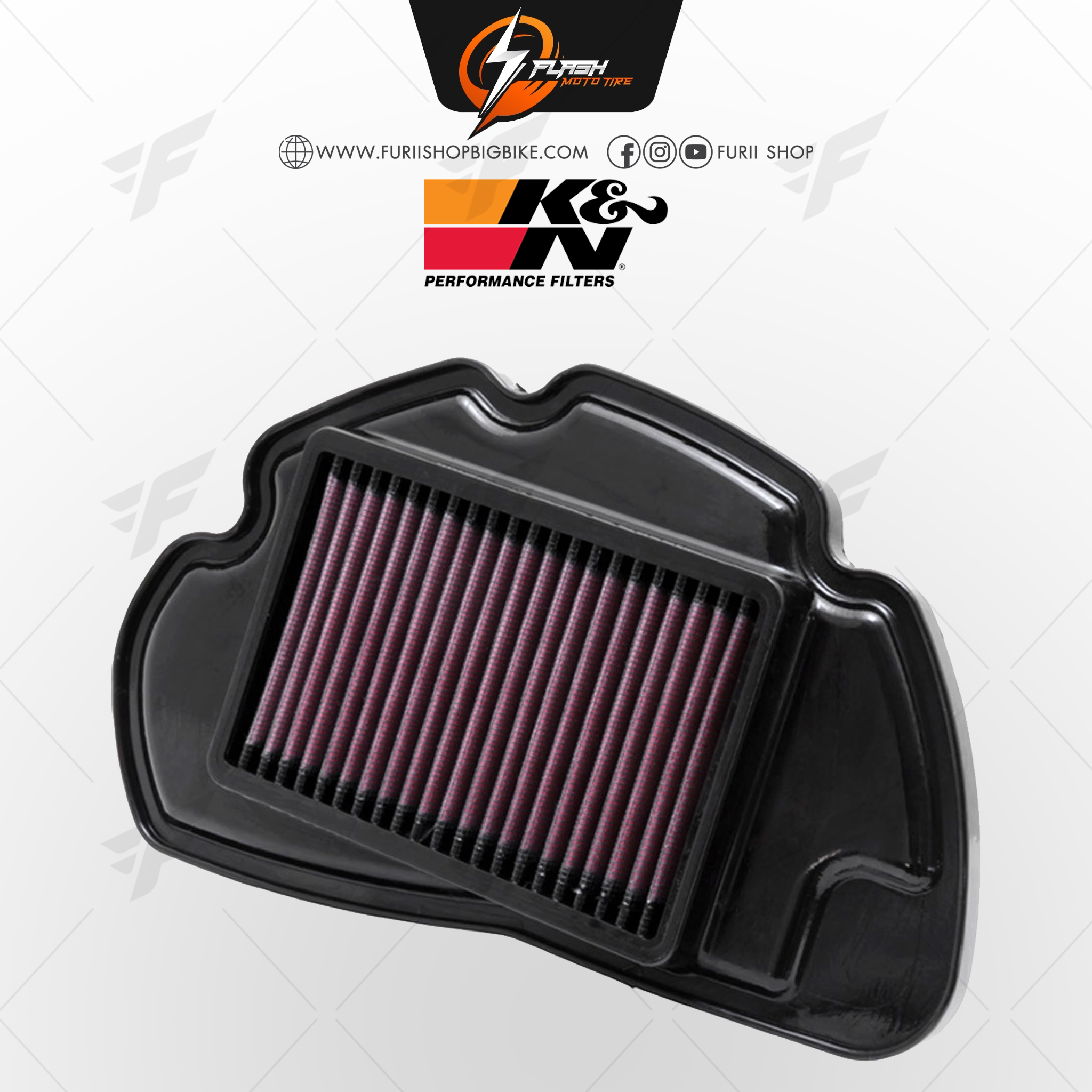 กรองอากาศ K&N สำหรับ HONDA