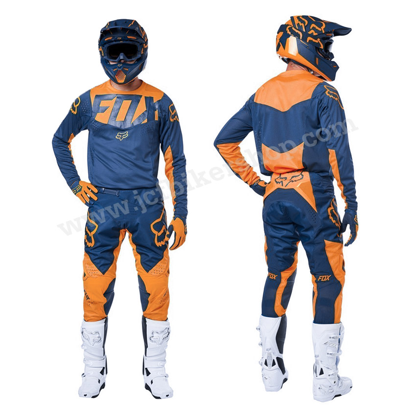 ชุดวิบาก ชุดขี่มอเตอร์ไซค์วิบาก Motocross เทา-เหลือง
