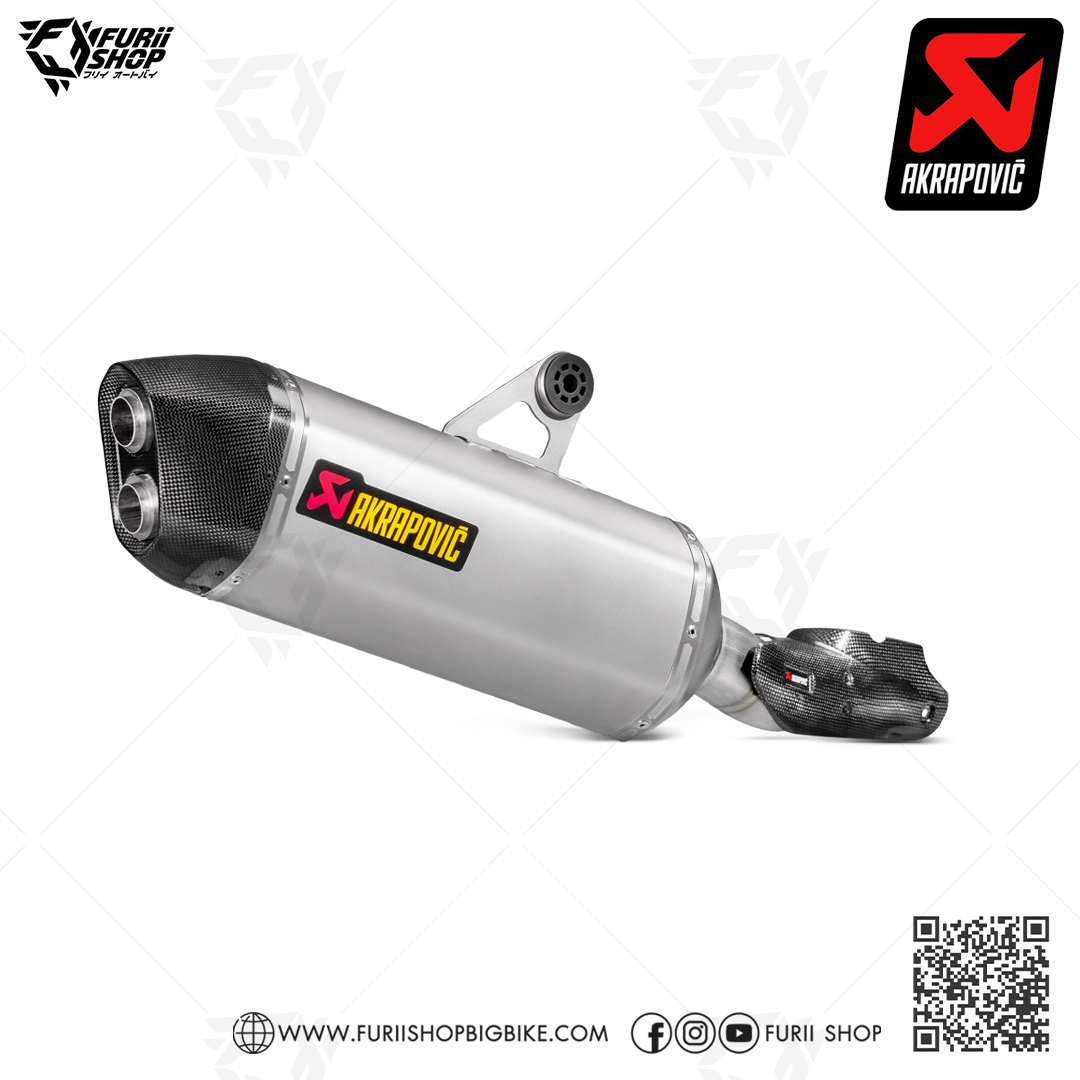 ท่อ Akrapovic Titanium Euro4 for BMW R1200GS 13-18'