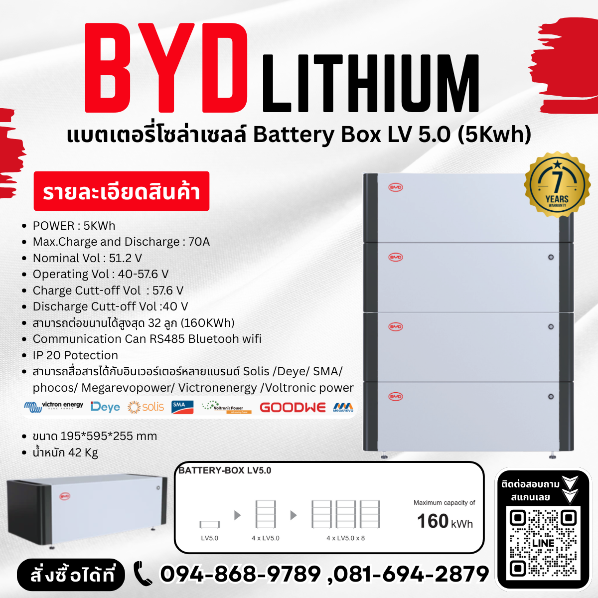 𝗕𝗬𝗗 𝗕𝗮𝘁𝘁𝗲𝗿𝘆-𝗕𝗼𝘅 แบตเตอรี่ลิเทียม ระดับพรีเมียม✨