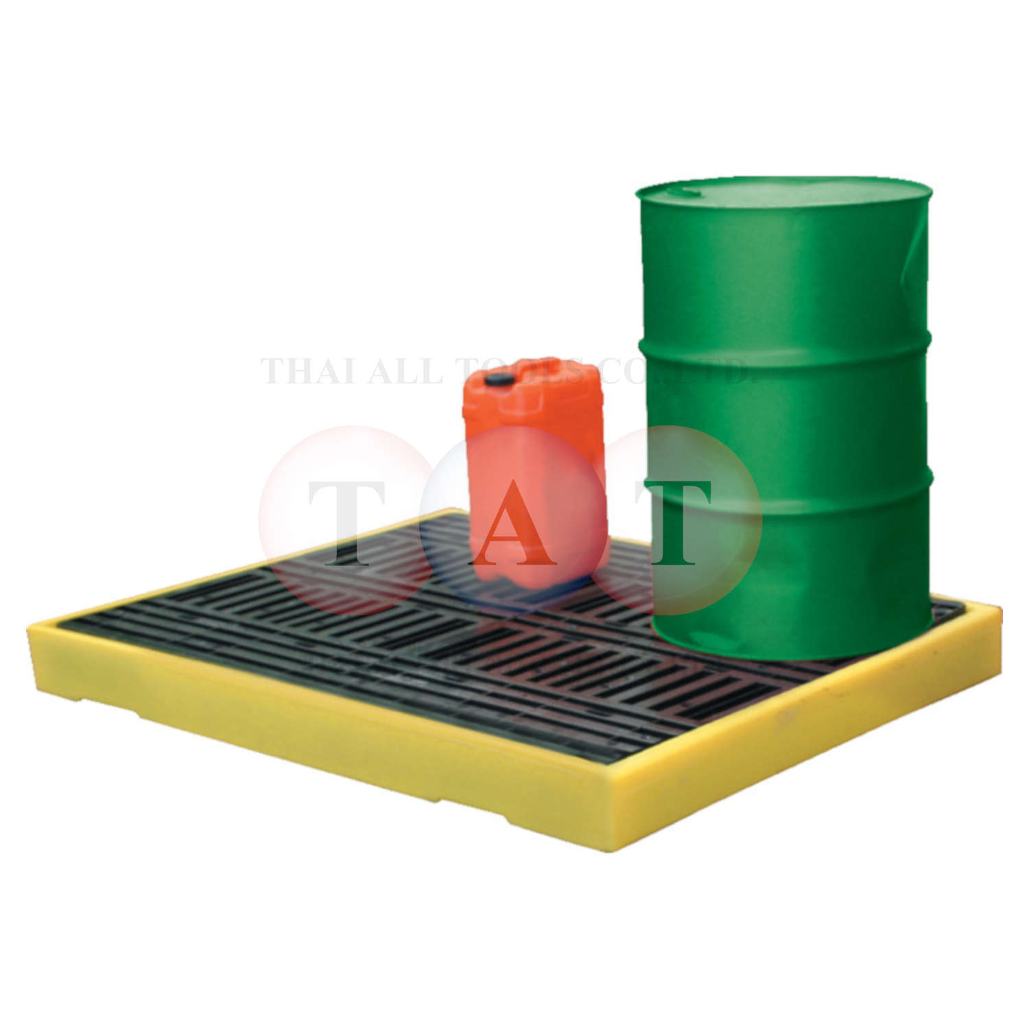 Solent Spill Control.Spill Pallet 4 Drum Bunded Floor