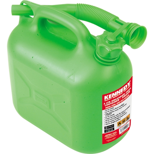 5LTR UNLEADED FUEL CONTAINER - GREEN