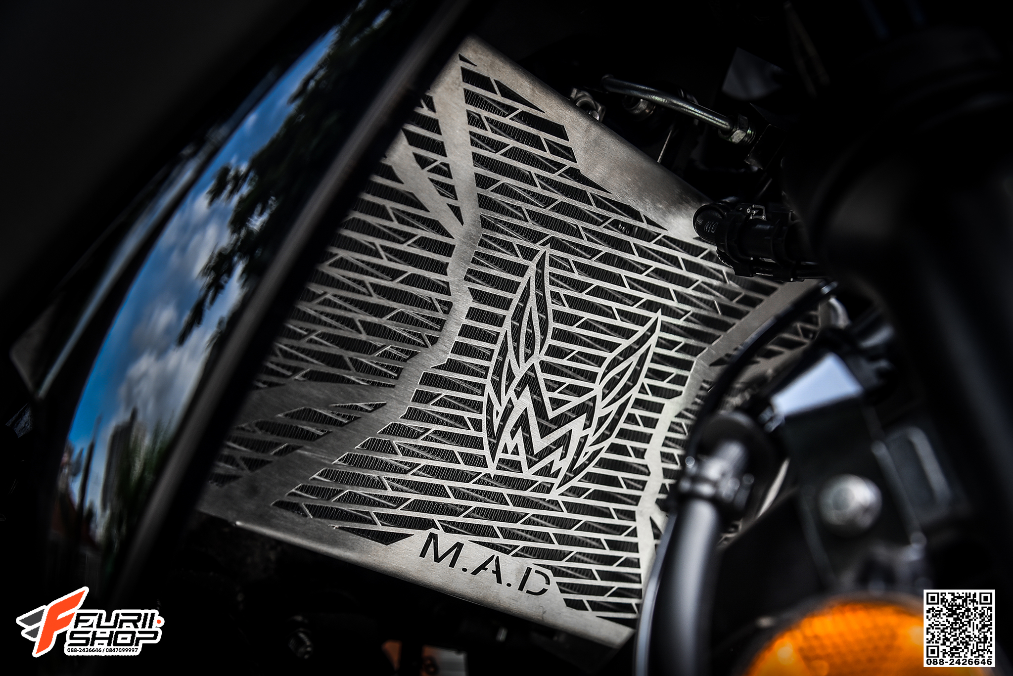 การ์ดหม้อน้ำ M.A.D FOR YAMAHA R3