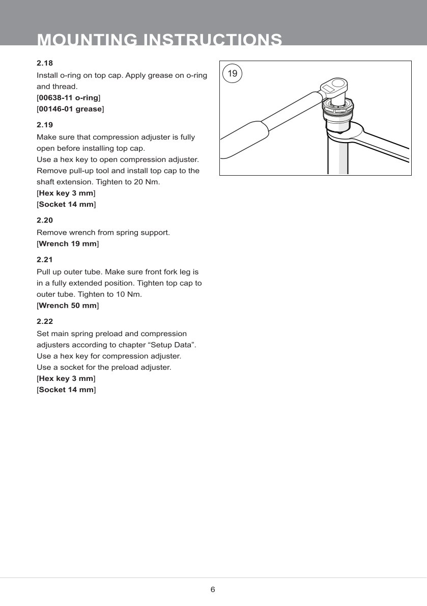 สปริงโช้คหน้า Ohlins FKS508 For Harley-Davidson Softail Low Rider S 2020-2023