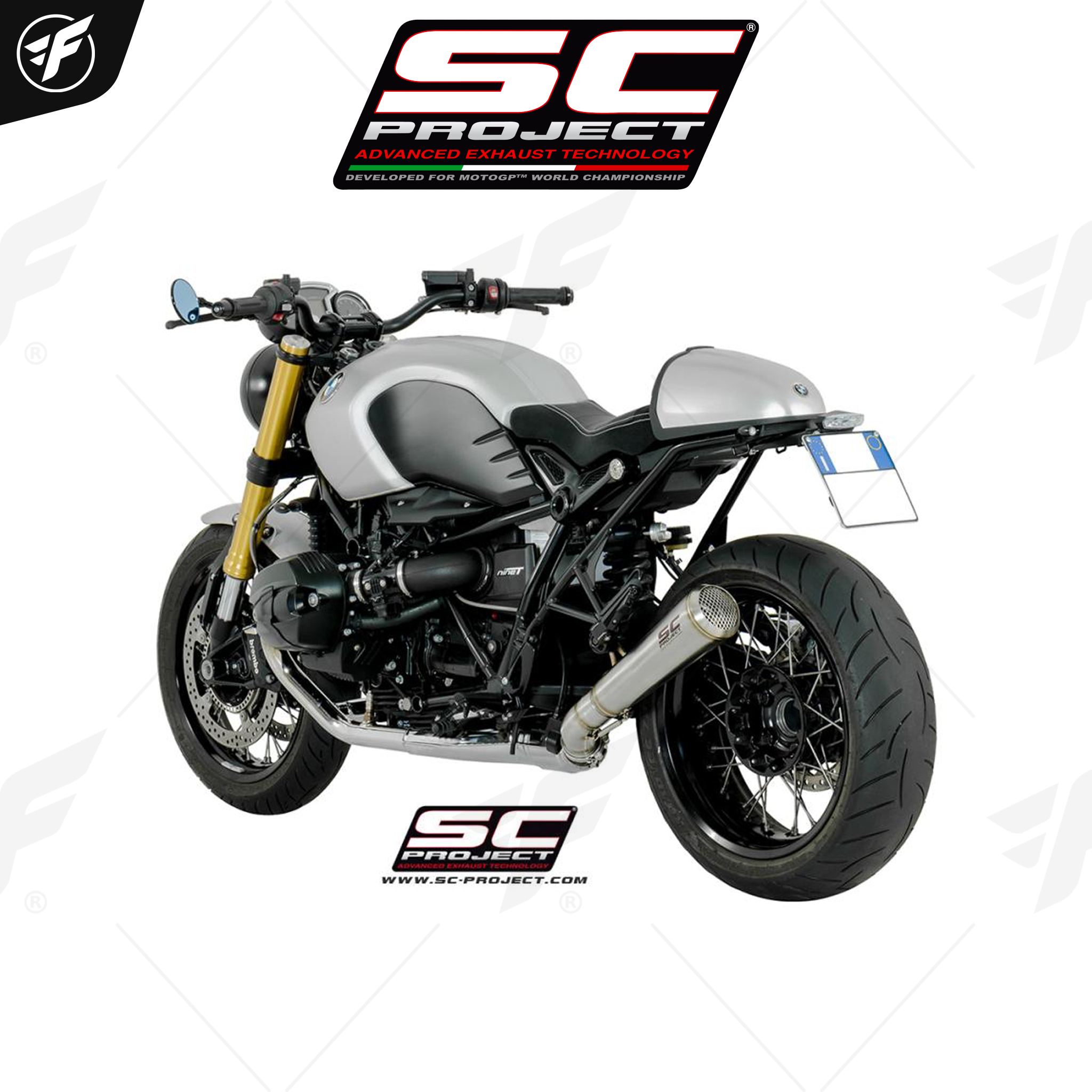 BMW R NINE T (2014 - 2016) Conic 70'S Muffler