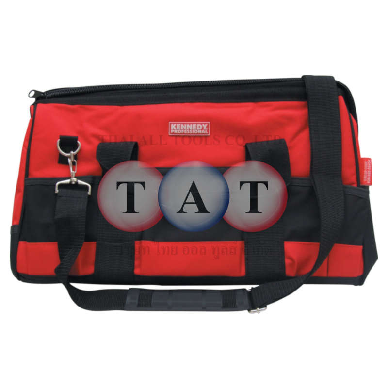 กระเป๋าเครื่องมือช่าง 600D ขนาดใหญ่ | แข็งแรง ทนทาน พร้อมช่องเก็บของ KENNEDY 445x280x305 มม.
