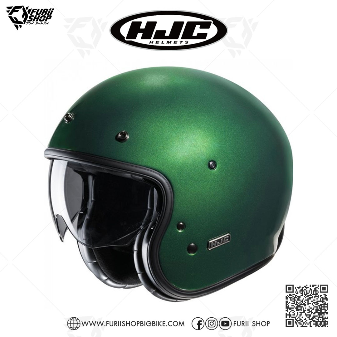 หมวกกันน็อคครึ่งใบ(Halfface) HJC V31 : DEEP GREEN