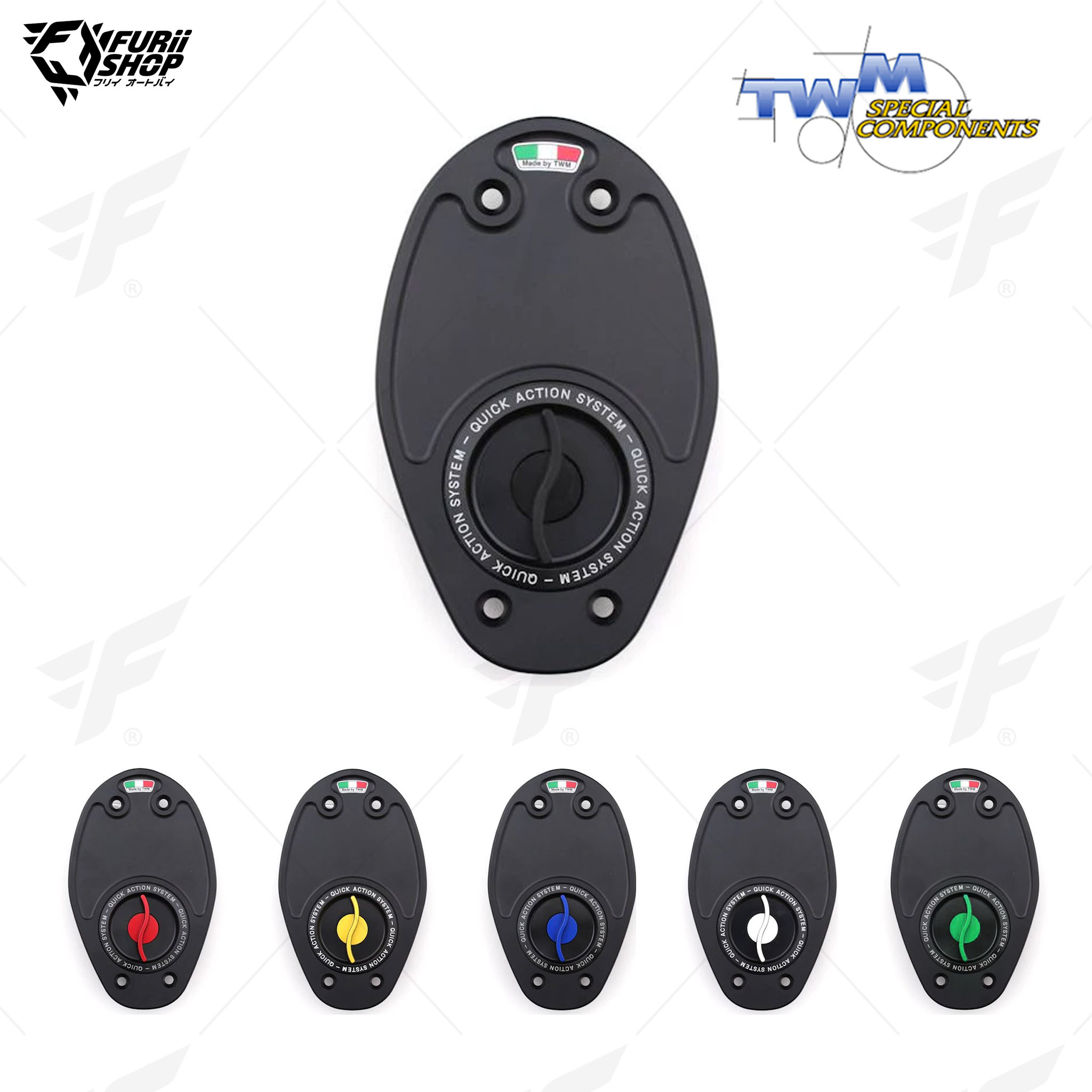 ฝาถังน้ำมัน Aluminium Fuel Cap TWM TDPR.02 : for Ducati MULTISTRADA/GT 1000 / SPORT 1000/749/999