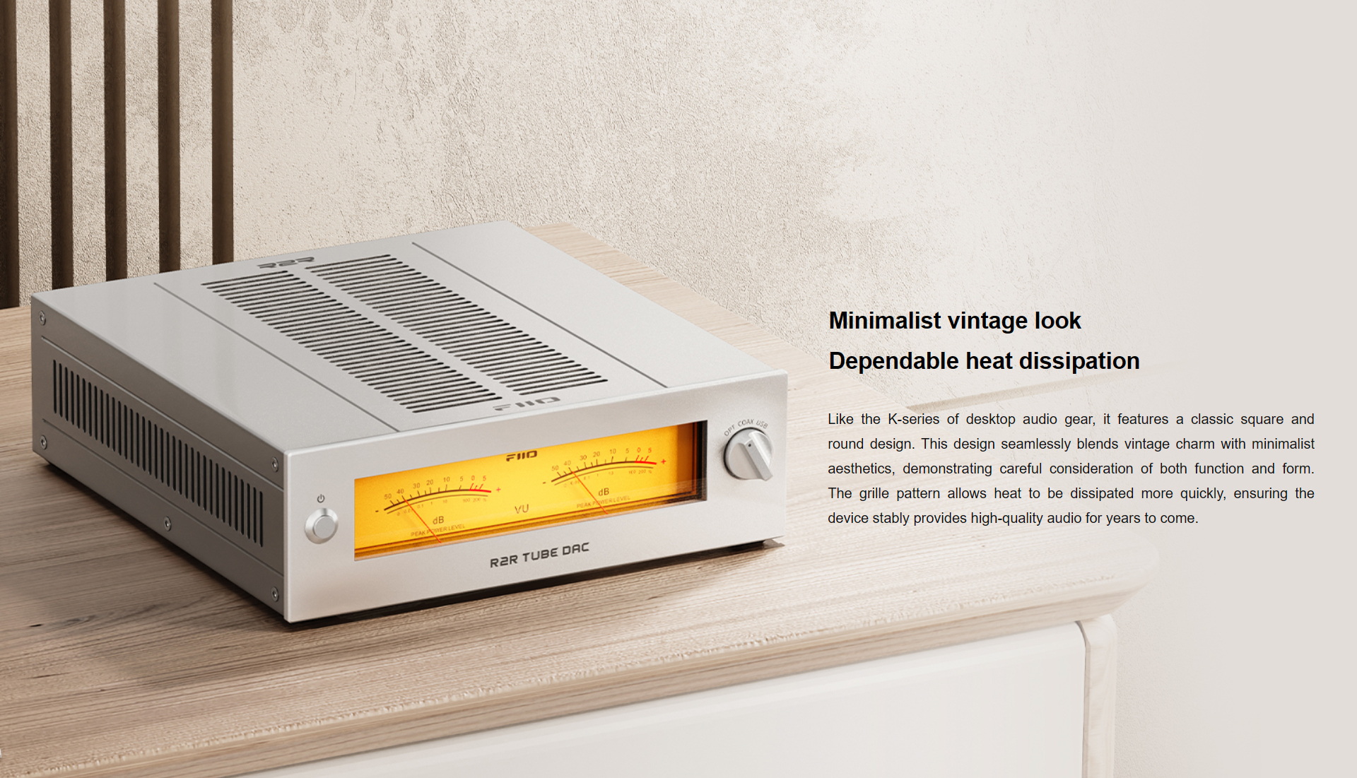 FiiO WARMER DAC/AMP แบบ R2R ที่มี Tube Buffer สำหรับระบบเสียง Hi‑Fi ประกันศูนย์ไทย