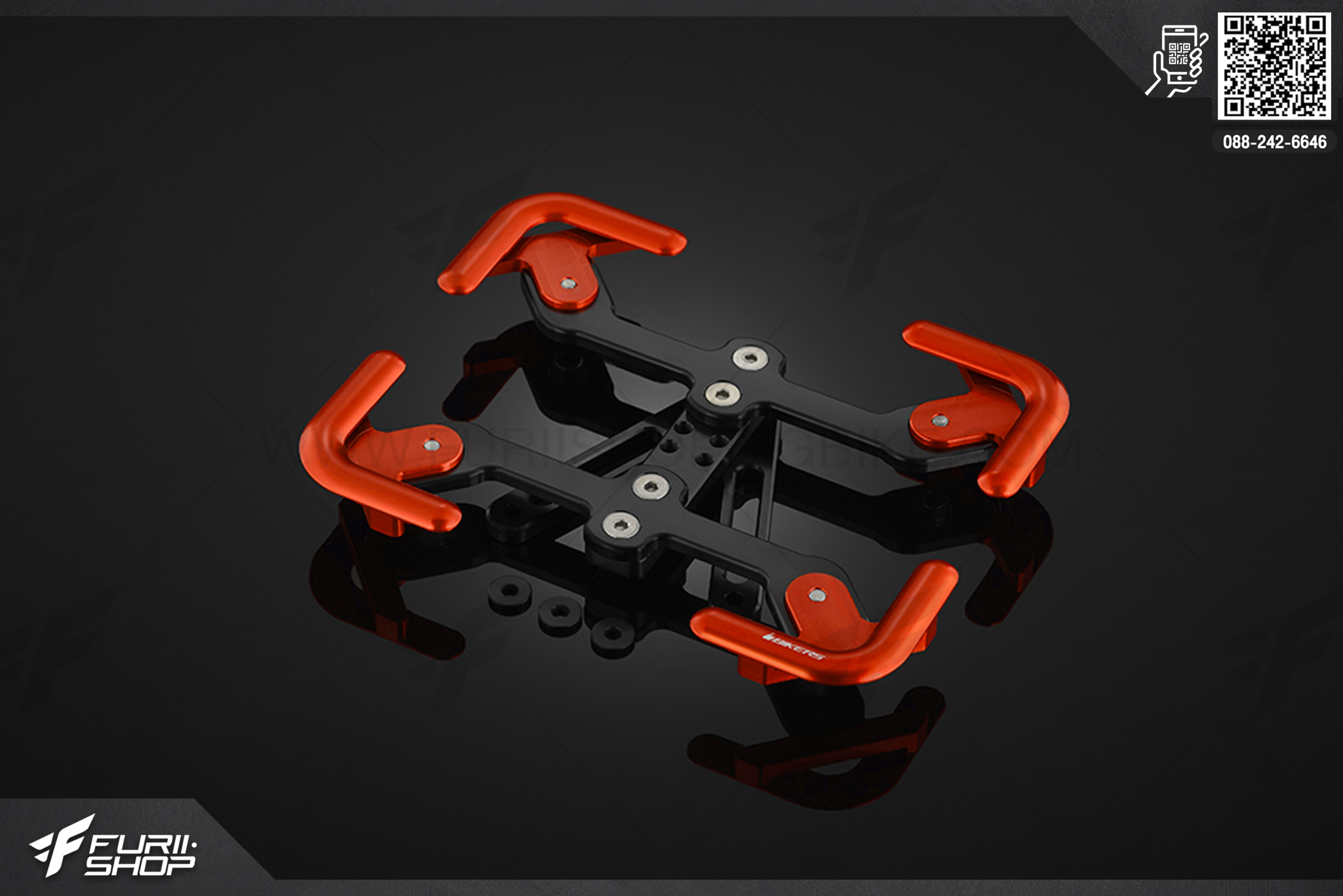 Premium Rear License Support Vespa all models