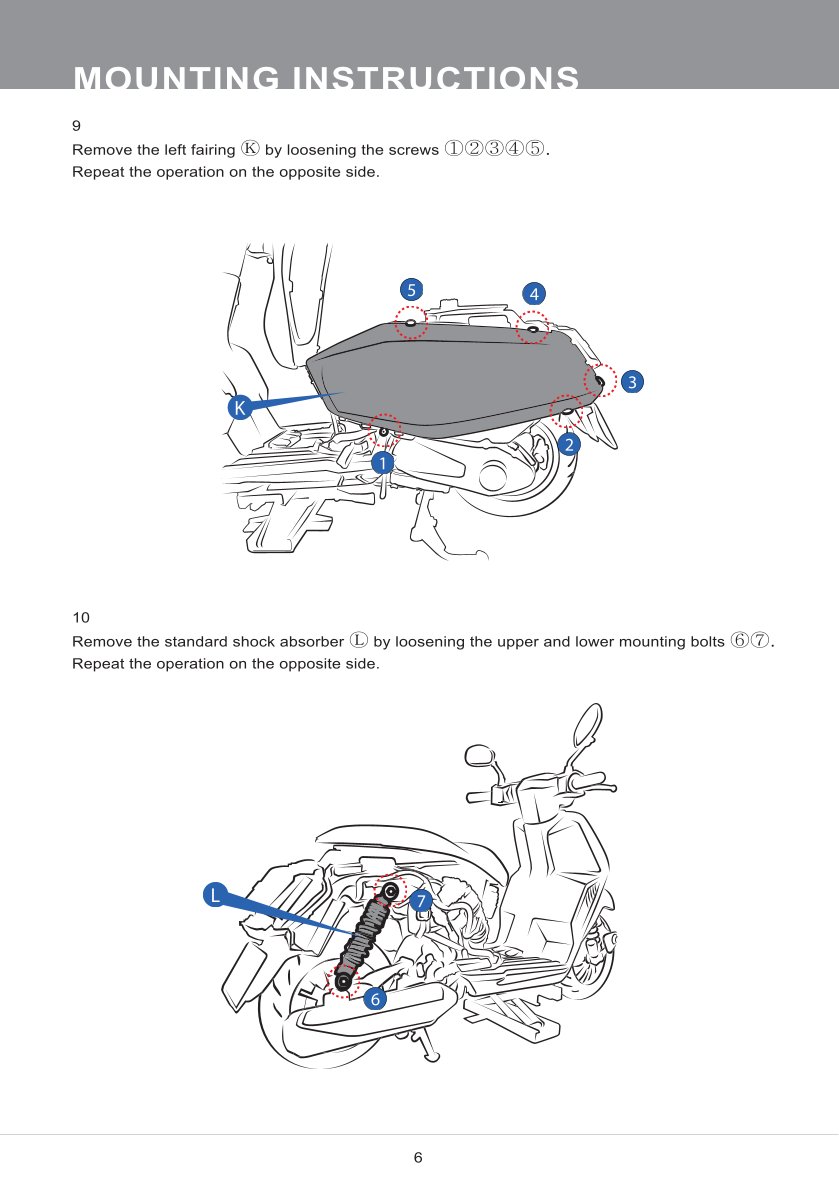 โช๊คหลังแต่ง Ohlins LA330 For Lambretta X-300 ปี 2023
