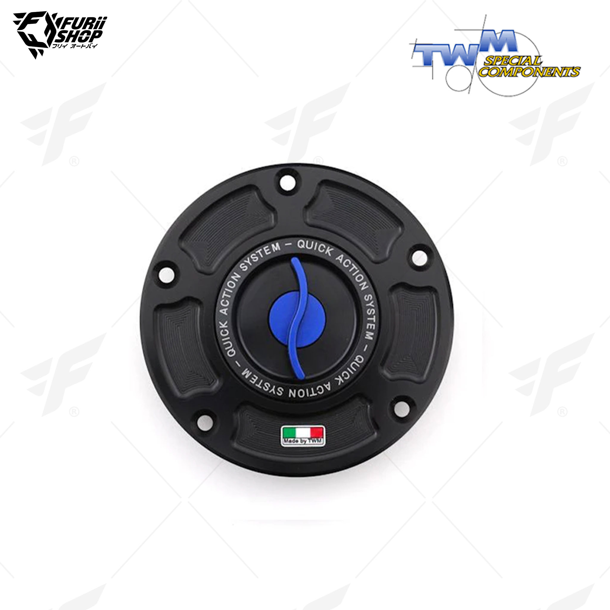 ฝาถังน้ำมัน Aluminium Fuel Cap TWM TDPR.06 : for Ducati DIAVEL/X DIAVEL -18/MONSTER 696/796/1100/EVO/PANIGALE 899/959/1199/1299/R/PANIGALE V2/PANIGALE V4/S/SPECIALE/R/1100/STREETFIGHTER/848/V4/S/SCRAMBLER – All Models