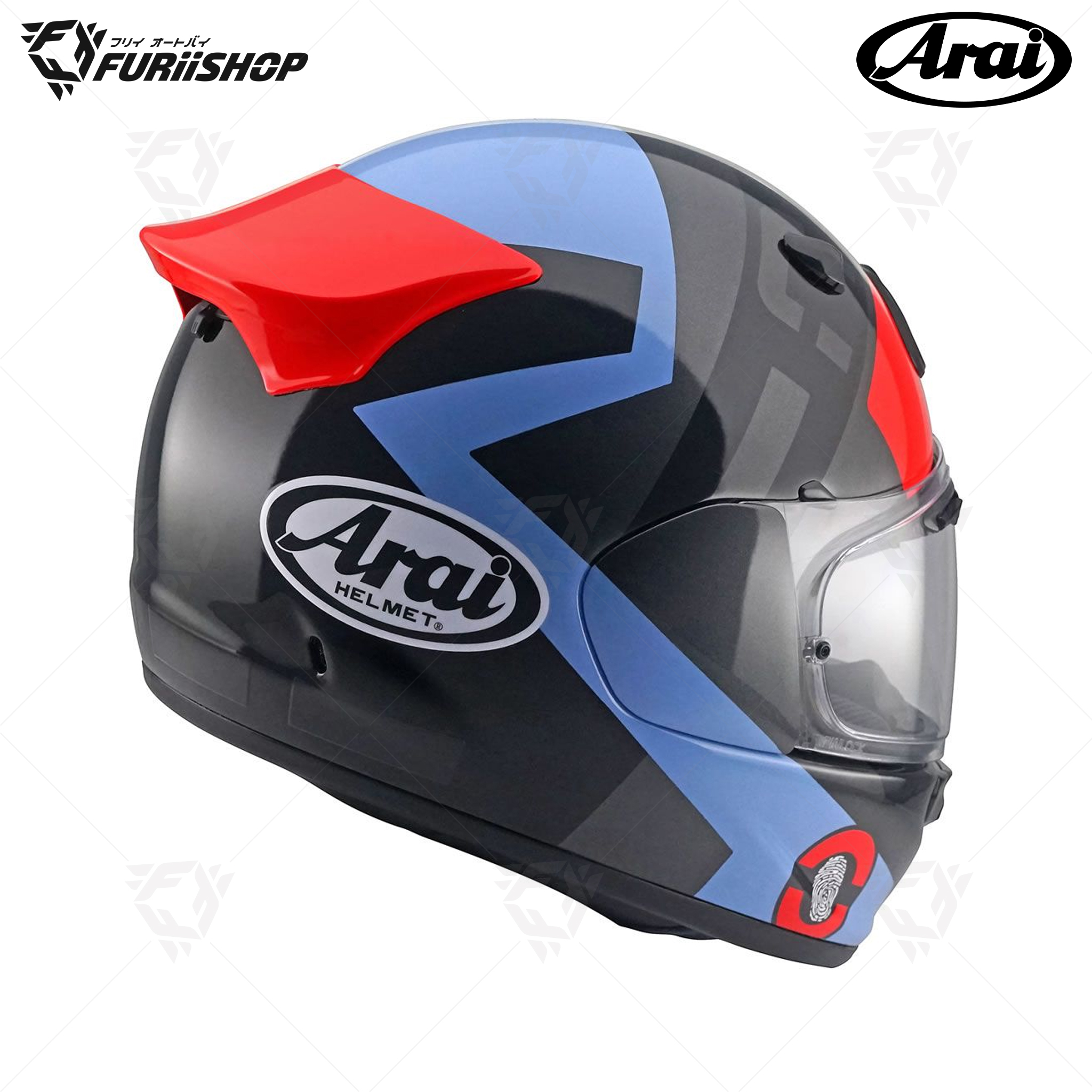 หมวกกันน็อคเต็มใบ Arai : QUANTIC Space Blue
