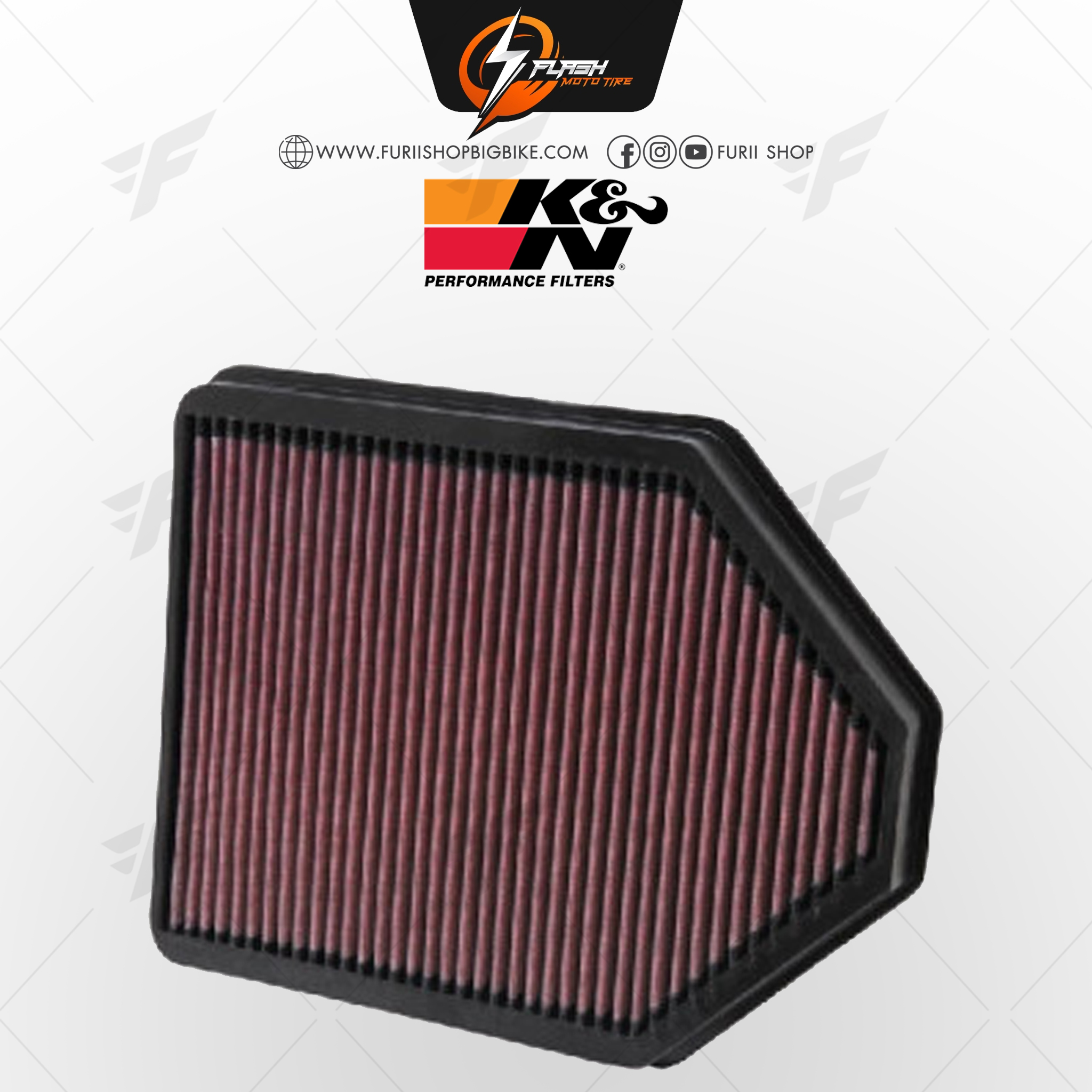 กรองอากาศ K&N สำหรับ DUCATI