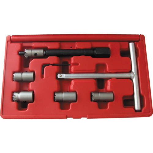 DIESEL INJECTOR SEAT CUTTER SET 8-PCE